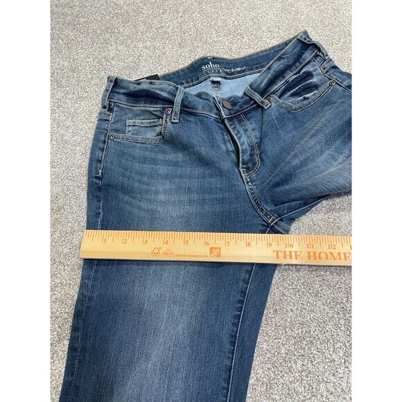 y2k grunge streetwear rodeo western New York & Company soho curvy bootcut jean 4 - Picture 7 of 12